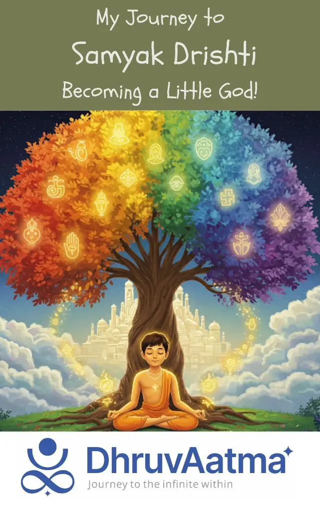 Book - My Journey to  Samyak Drishti Becoming a Little God