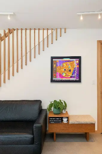 Samyek Darshan/सम्यक दर्शन. Canvas Print - Jain Principle Wall Art Framed Art Print, Jainism wall frame  12x18 inch (2 Inch frame), wall hanging