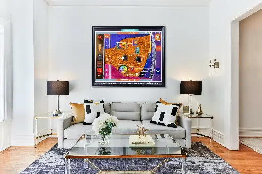 Samyek Darshan/सम्यक दर्शन. Canvas Print - Jain Principle Wall Art Framed Art Print, Jainism wall frame  30x36 inch (2 Inch frame), wall hanging