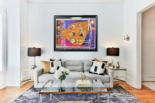 Samyek Darshan/सम्यक दर्शन. Canvas Print - Jain Principle Wall Art Framed Art Print, Jainism wall frame  36x48 inch (2 Inch frame), wall hanging